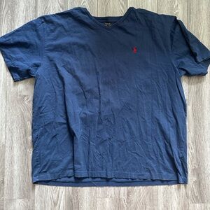 Polo Ralph Lauren Navy Blue men’s V neck t-shirt